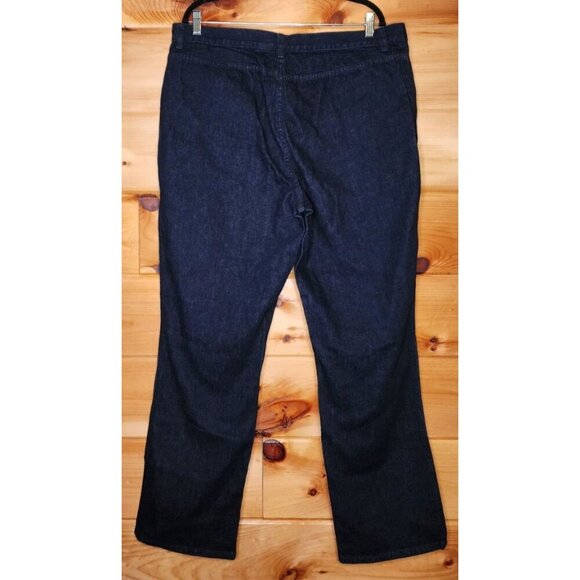 RALPH LAUREN LRL WOMENS BLUE STRETCH STRAIGHT LEG DENIM JEANS 16 - Picture 9 of 10